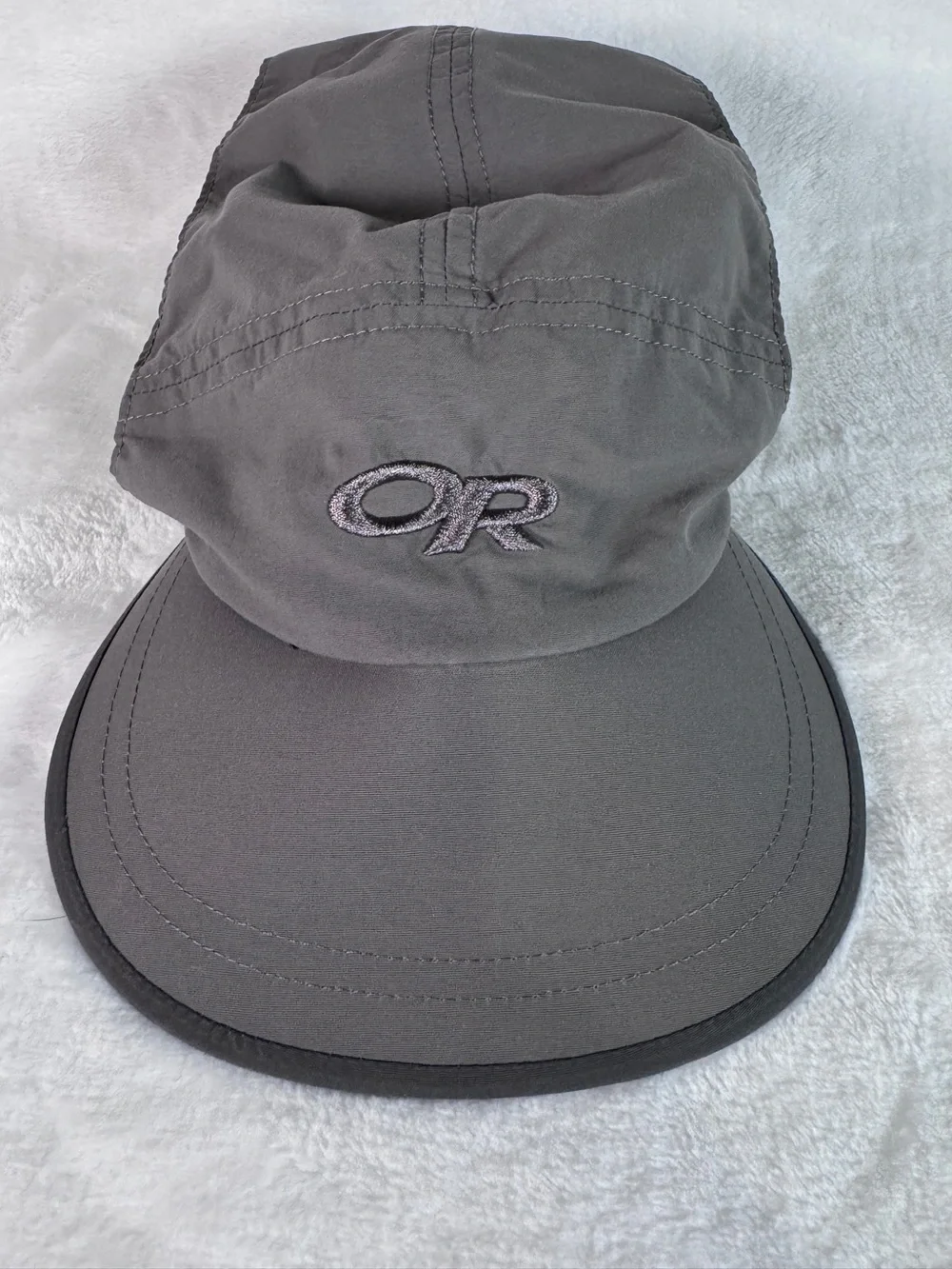 Outdoor Research OR Performance Running Hiking Cap Gray One Size Adjustable